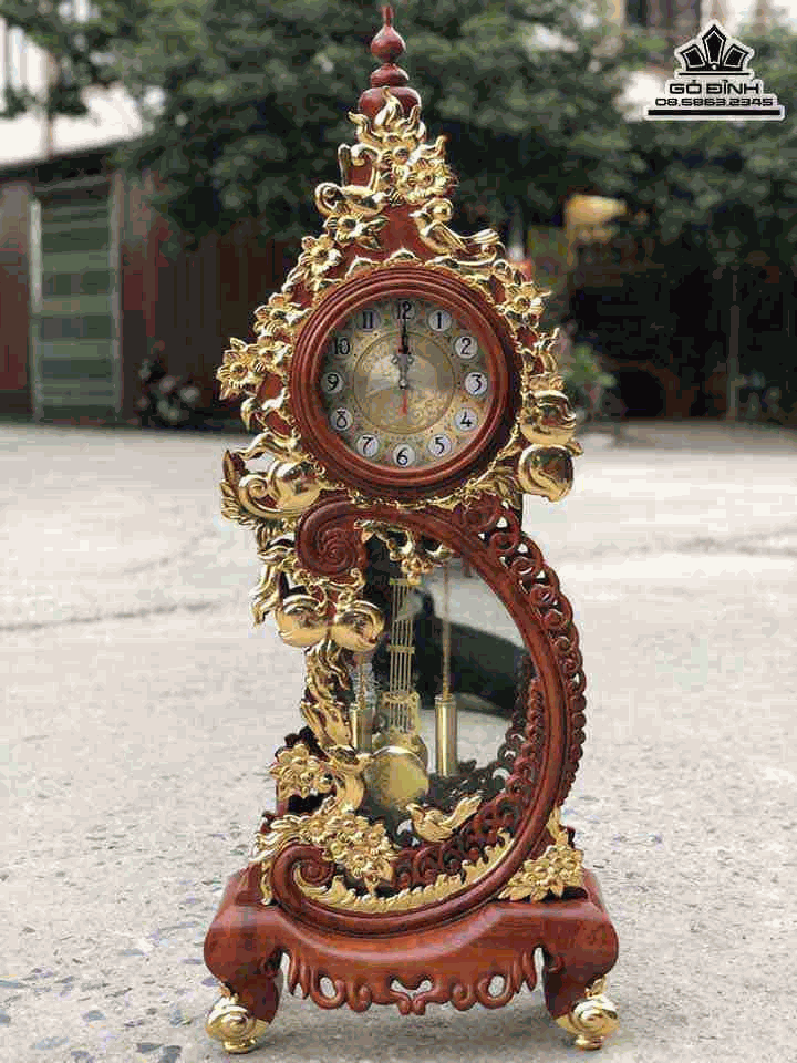 Đồng hồ gỗ 07