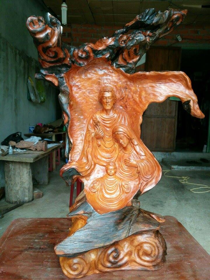 Tượng gia đình thánh gia 08