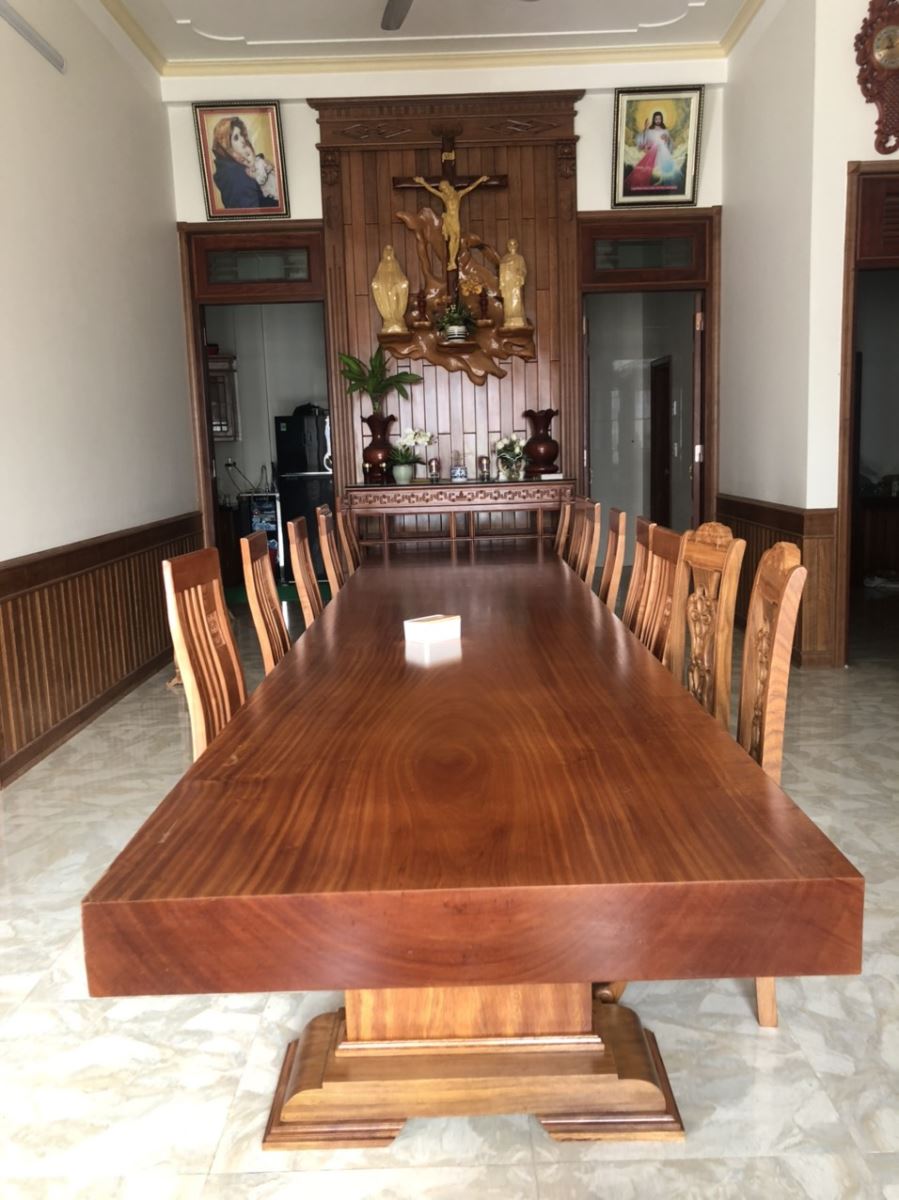 Sập gỗ nguyên khối 01