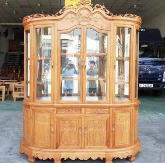 Tủ rượu gỗ 02