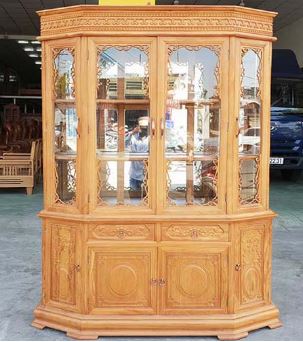 Tủ rượu gỗ 04