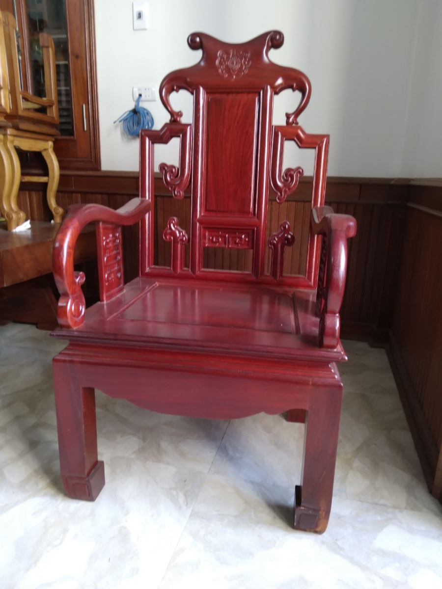 Bộ trường kỷ 8 món gỗ hương Nam Phi